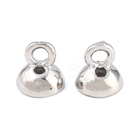 Brass Bead Cap Bails KK-H292-41P-1