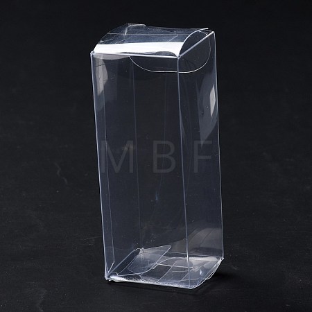 Rectangle Transparent Plastic PVC Box Gift Packaging CON-F013-01A-1