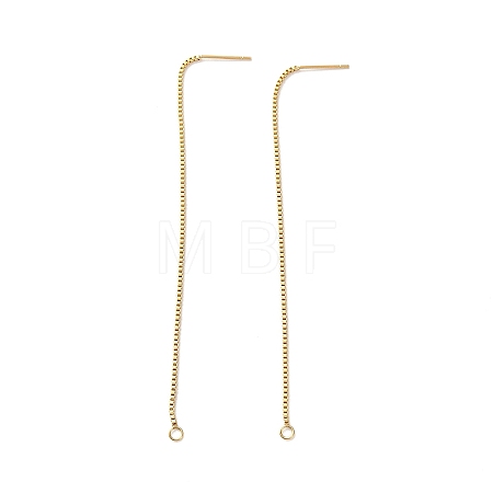 304 Stainless Steel Stud Earring Findings STAS-R164-05G-1