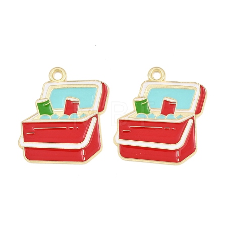 Alloy Enamel Pendants AL-CBA6AEB-01G-01-1