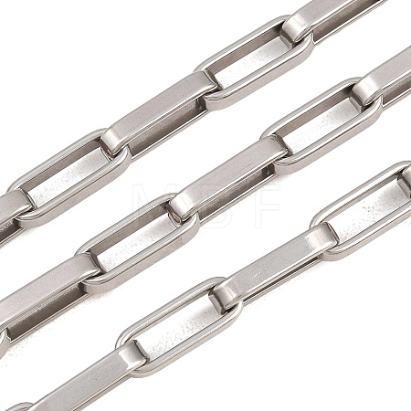201 Stainless Steel Paperclip Chains CHS-H118-20P-1
