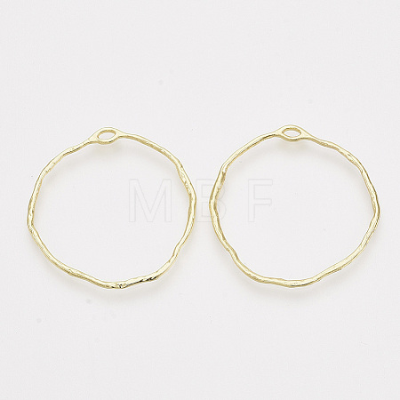 Alloy Open Back Bezel Pendants X-PALLOY-S121-82A-1