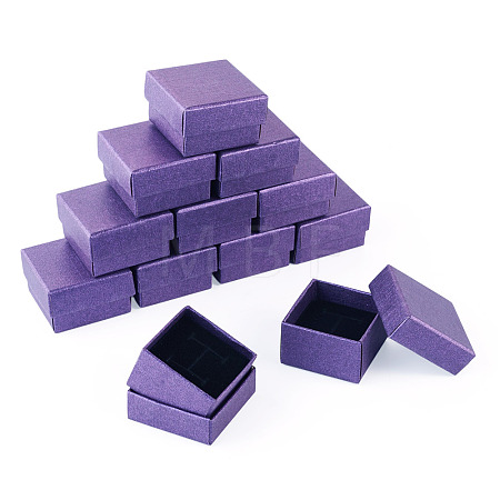 12Pcs Paper Packing Ring Boxes CON-TA0001-42A-1