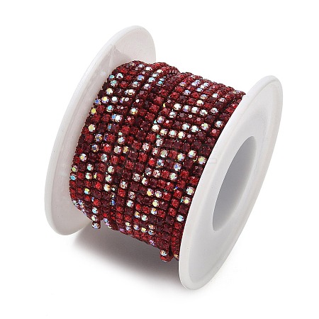 Iron Rhinestone Cup Chains RB-CBA10DB-01B-1