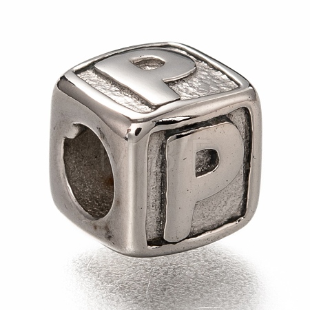 Tarnish Resistant 304 Stainless Steel European Beads OPDL-L020-001P-1