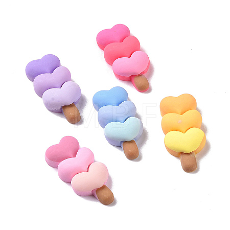Cute Opaque Resin Decoden Cabochons RESI-L037-09-1