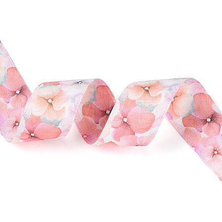 Single Face Printed Polyester Satin Ribbon SRIB-T009-02A-02-1