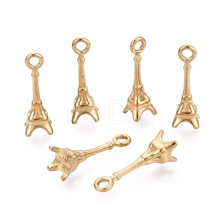 304 Stainless Steel Pendants STAS-T072-127G-1