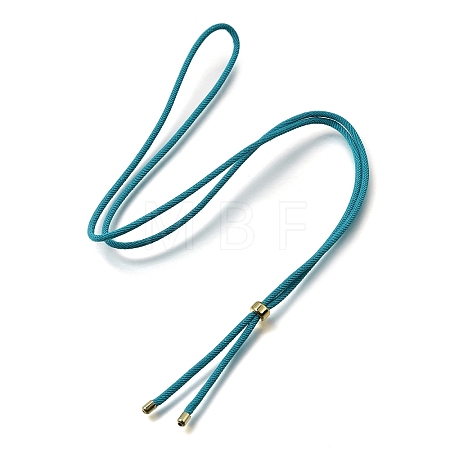 2.5MM Adjustable Braided Nylon Cords Necklace Making FB-CBAA152-02G-26-1