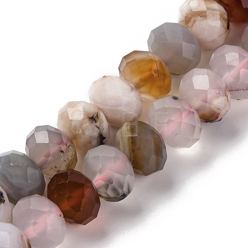 Natural Cherry Blossom Agate Beads Strands G-K380-A42-03-1