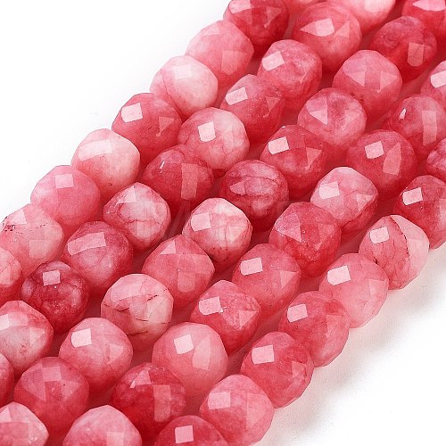 Natural White Jade Beads Strands G-H028-A09-09-1