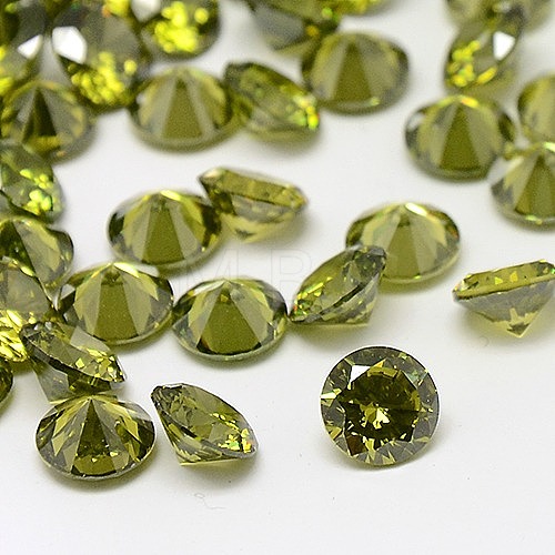 Cubic Zirconia Cabochons ZIRC-M002-3mm-006-1