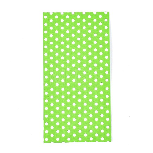 Eco-Friendly Polka Dot Pattern Kraft Paper Bags AJEW-M207-A01-09-1