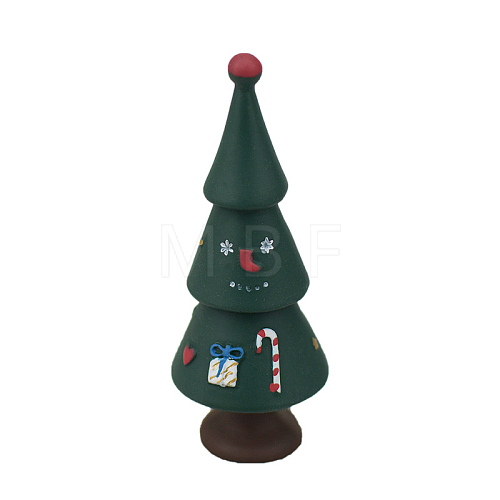 Resin Christmas Theme Miniature Ornaments XMAS-PW0001-090I-1