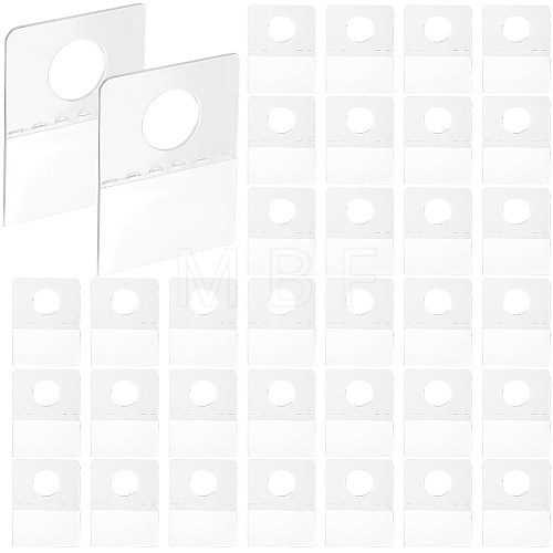 PET Back Adhesive Slot Hole Hang Tabs DIY-WH0502-29C-1