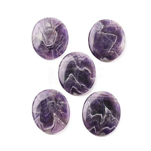 Natural Amethyst Cabochons G-A258-01E-1