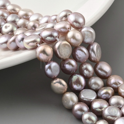 Natural Cultured Freshwater Pearl Beads Strands PEAR-A006-08I-1