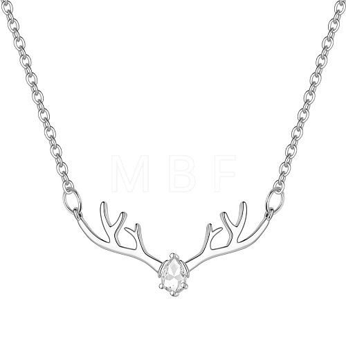 Deer Urn Ashes Pendant Necklace PW-WG78BFC-04-1