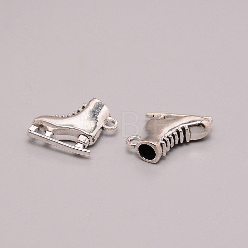 Skating Shoes Alloy Pendants PALLOY-WH0001-21D-1