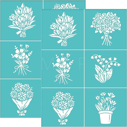 Self-Adhesive Silk Screen Printing Stencil DIY-WH0337-032-1