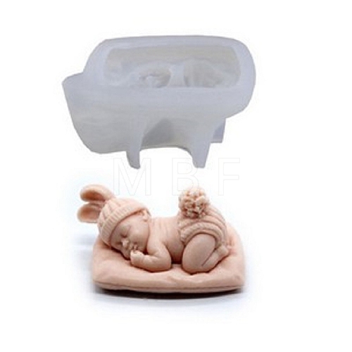 Baby Shape Candle DIY Food Grade Silicone Mold PW-WG30255-01-1