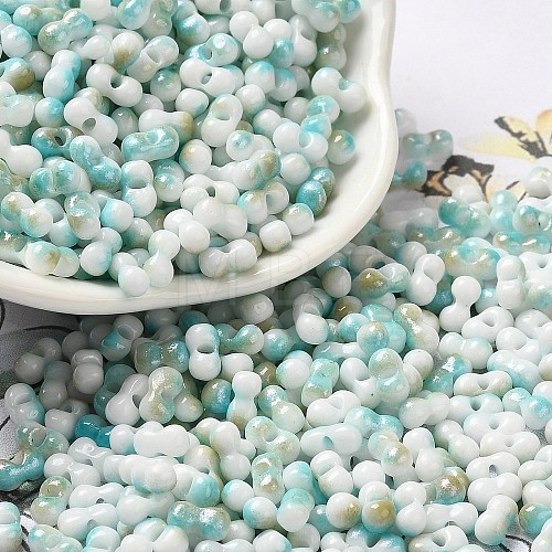 Baking Paint Glass Seed Beads SEED-F005-01A-01-1