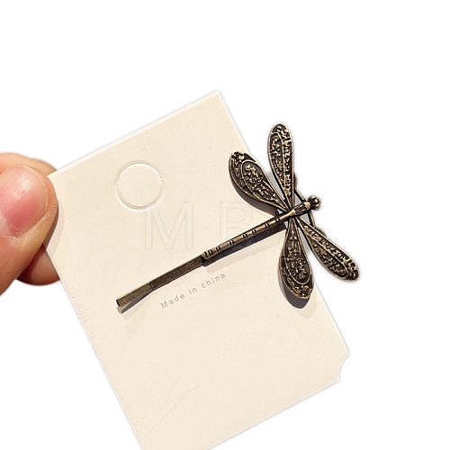 Metal Dragonfly Hair Bobbin Pins PW-WG7D40C-03-1