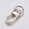 Zinc Alloy Swivel Clasps PALLOY-WH0006-04LG-2