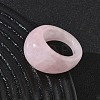 Natural Rose Quartz Finger Rings for Women GG-CBA12F1-03-3