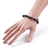 Natural Obsidian Chips Beaded Jewelry Set X-SJEW-JS01232-01-3