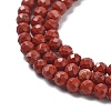 Natural Red Jasper Beads Strands G-J002-22-3