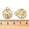 PVD Vacuum Plating 304 Stainless Steel Rhinestone Pendants STAS-R130-01G-01-3