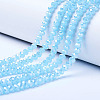 Electroplate Glass Beads Strands EGLA-A044-J6mm-B04-1