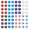 Craftdady Handmade Millefiori Glass Beads LK-CD0001-002-10