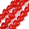 Handmade Lampwork Glass Beads Strands LAMP-Q005-06D-02-1