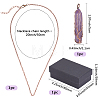 1Pc Natural Amethyst Bullet Macrame Pouch Pendant Alloy Chain Necklaces NJEW-PA0001-01B-2