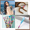 100Pcs Synthetic Turquoise European Beads TURQ-PA0001-04-7