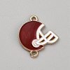 Zinc Alloy Enamel Sport Connector Charms FIND-CJC0437-009B-11-1