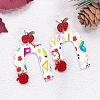 Acrylic Stud Dangle Earrings for Women WGDBD11-02-1