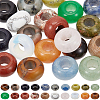 20Pcs 20 Styles Natural & Synthetic Mixed Gemstone European Beads G-PA0002-35-1
