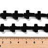 Natural Black Agate(Dyed & Heated) Beads Strands G-I337-A03-02-5
