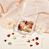 DIY Ladybird and Flower Dangle Earring Making Kit DIY-SC0020-06-7