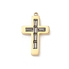 304 Stainless Steel Rhinestone Pendants STAS-L022-085G-05-1