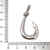 304 Stainless Steel Pendants STAS-E526-03AS-3