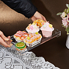 2Pcs 2 Styles Rectangle Acrylic Jewelry Display Trays AJEW-FH0008-73-3