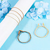 4Pcs 4 Colors Bohemian Cotton Cord Braided Bracelets BJEW-TA0001-26-6