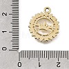 UV Plating Alloy Crystal Rhinestone Pendants RB-CBAD37D-08G-3