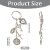 2Pcs Alloy Keychains KEYC-YW00291-3
