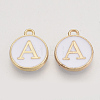 Golden Plated Alloy Charms X-ENAM-S118-01A-1