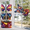 Butterfly Guitar DIY Diamond Painting Pendant Decoration Kits PW-WGBC517-01-3